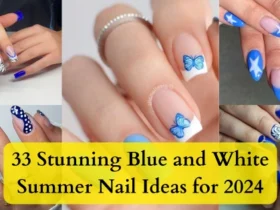 Blue-and-White-Summer-Nail