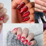 Holiday-red-Christmas-nail-designs