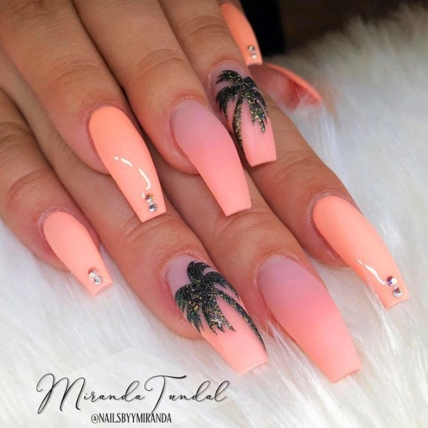 Short-Acrylic-Coffin-Nails-Tropical-Paradise