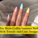 Short-Coffin-Summer-Nails-ideas