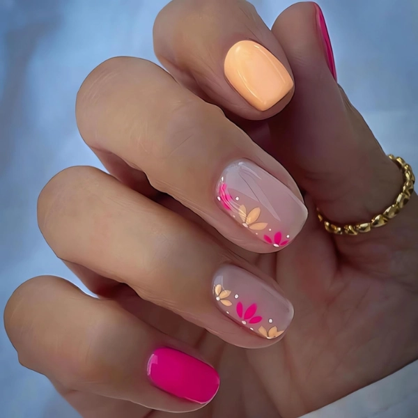 Short-Square-Summer-Nails-Color-Blocking