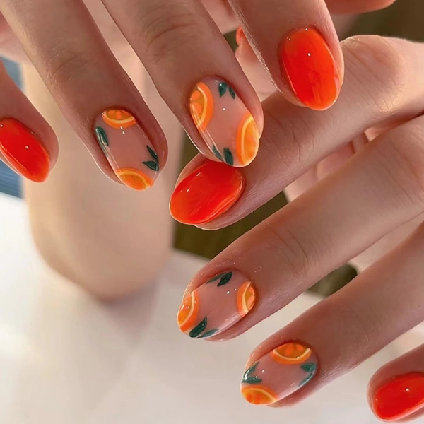 Short-Square-Summer-Nails-Fruit-Slices