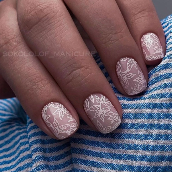 Short-Square-Summer-Nails-Lace-Patterns