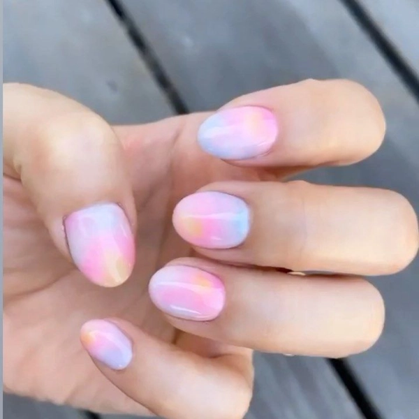 Short-Square-Summer-Nails-Tie-Dye