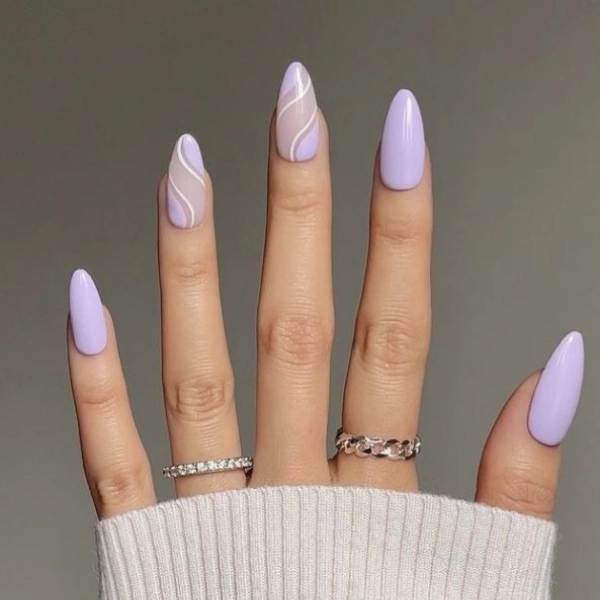 Simple-Purple-Summer-Nails-Pastel