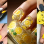 Simple-yellow-summer-nails