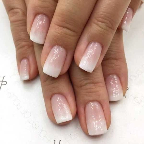 Summer-French-Tip-Nail-Ombre