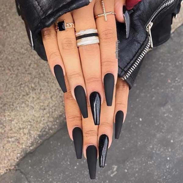 coffin-nails-designs-Black