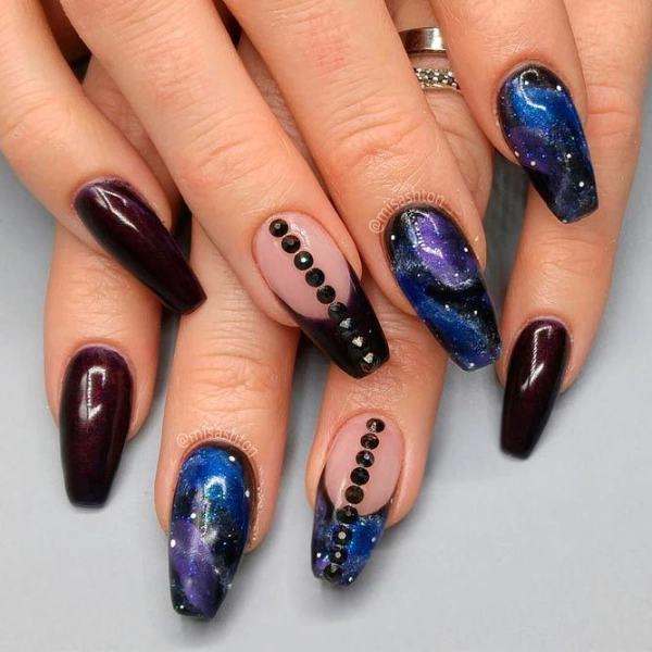 coffin-nails-designs-Galaxy