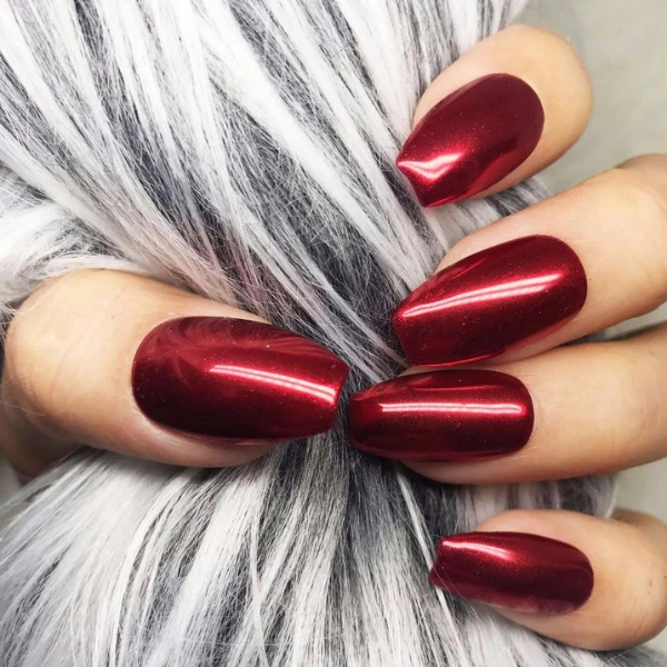 red-christmas-nails-Chrome