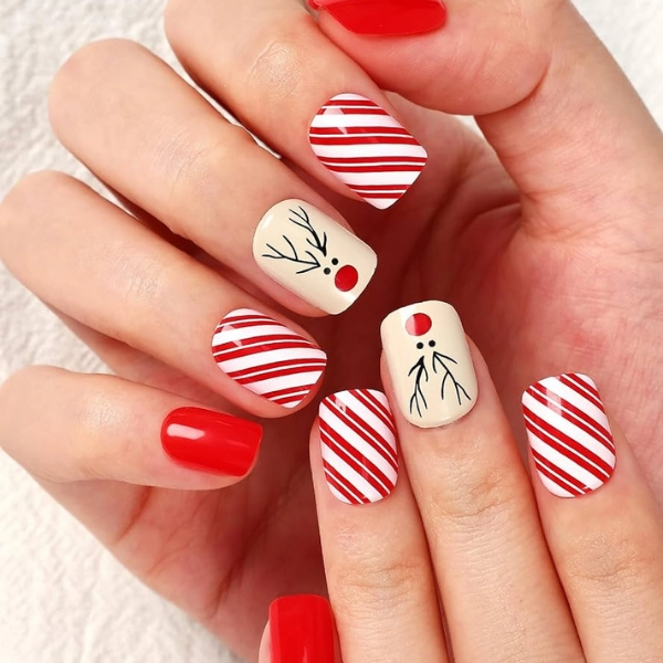 red-christmas-nails-White-Candy-Cane-Stripes