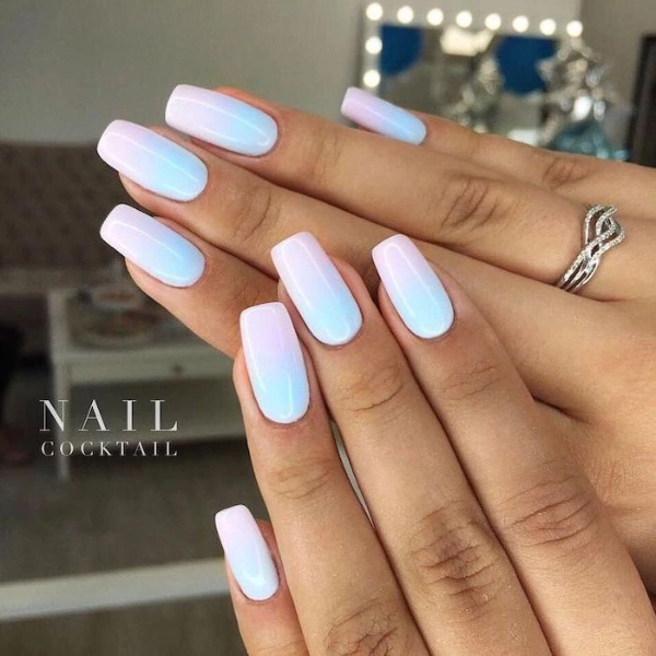 square-summer-nails-Pastel-Ombre