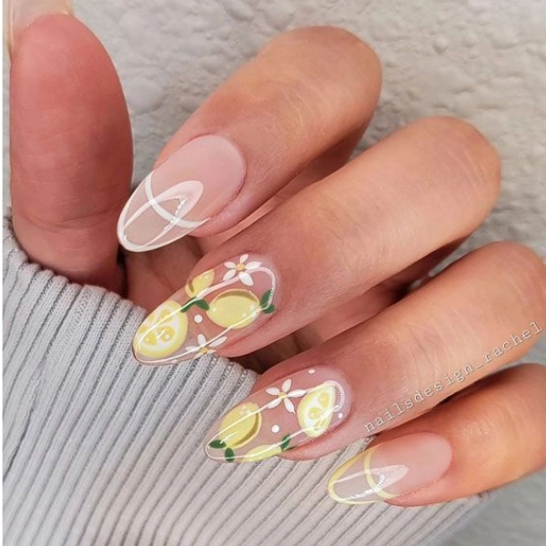 summer-almond-nails-designs-Fruit-Inspired