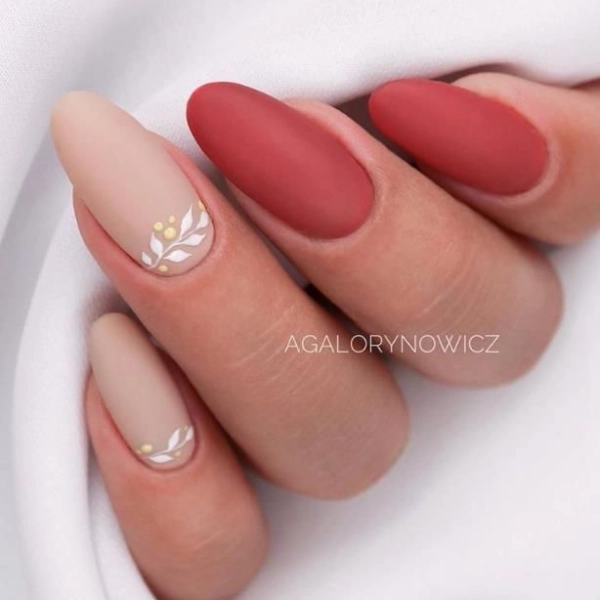 summer-almond-nails-designs-Matte