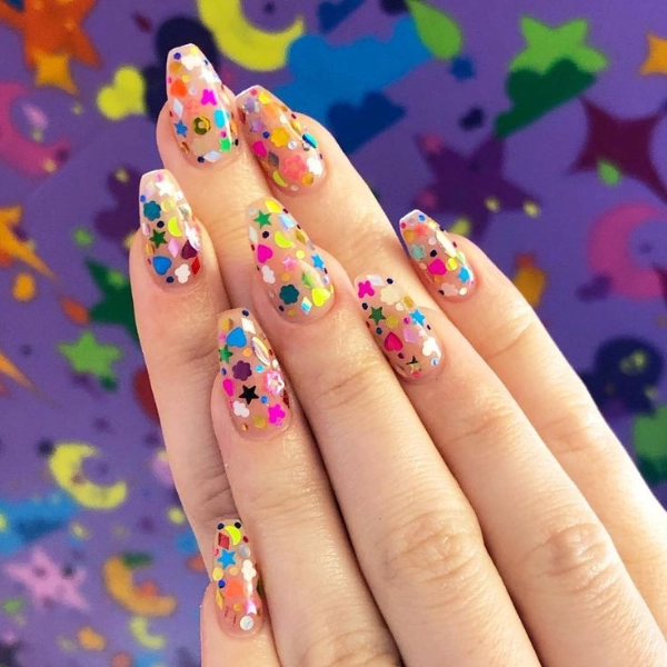 summer-nail-designs-Confetti-Nails