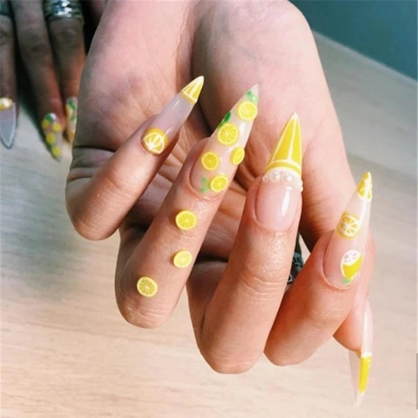 summer-nail-designs-Fruit-Slices