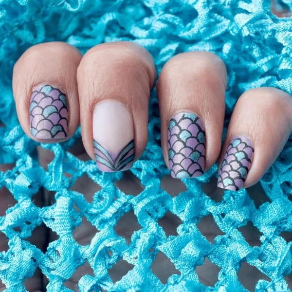 summer-nail-designs-Mermaid-Magic