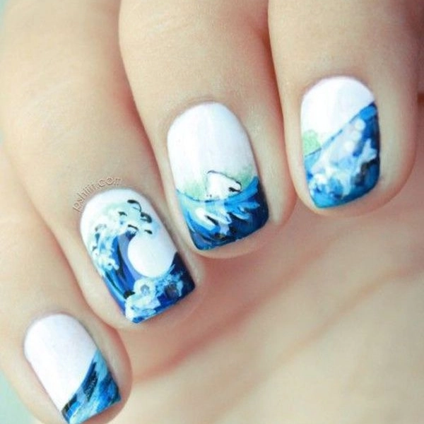 summer-nail-designs-Ocean-Waves