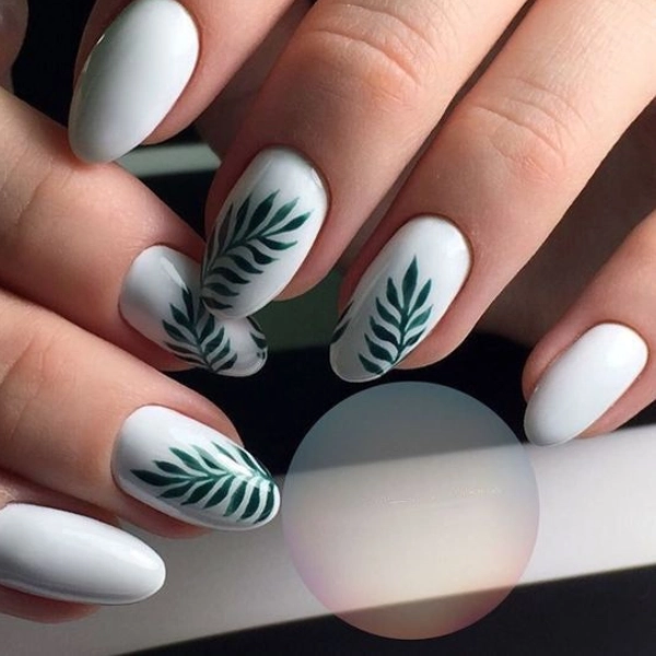 summer-nail-designs-Summer-Foliage