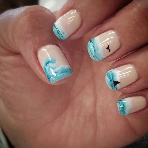 summer-nails-Ocean-Waves