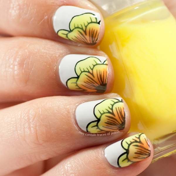 summer-nails-Sunflower-Fields