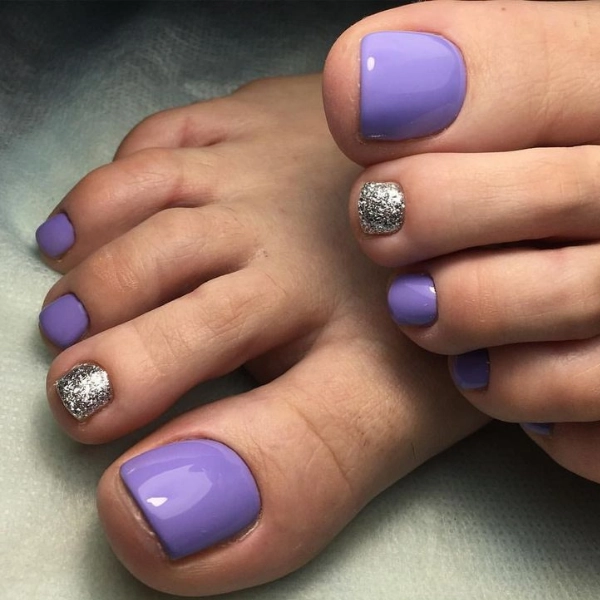 summer-toe-nails-designs-Lavender