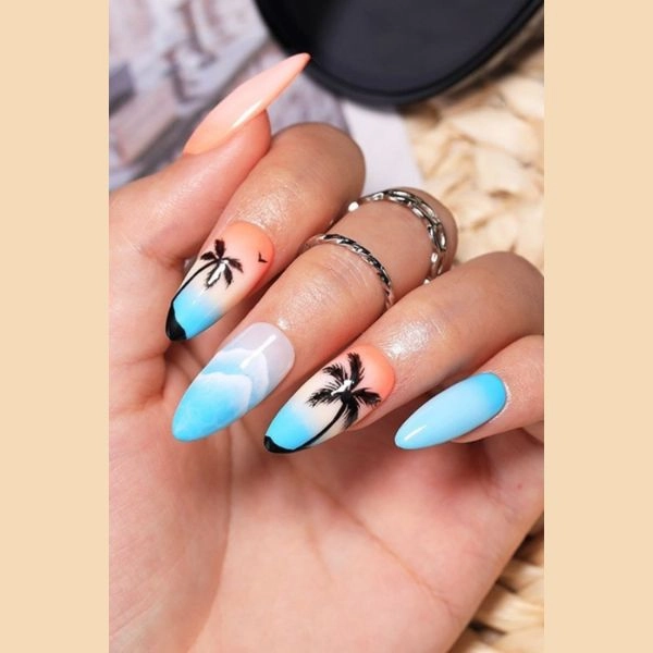 trendy-summer-nails-almond-Tropical-Paradise