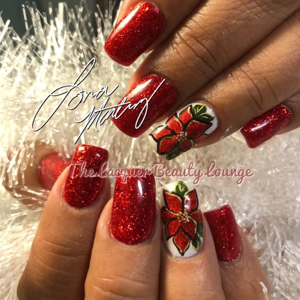 Acrylic-Coffin-Christmas-Nails-Poinsettia-Power