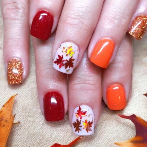 Autumn-Fall-Nail-Cranberry-Delight