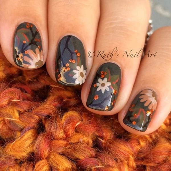 Autumn-Fall-Nail-Fall-Florals