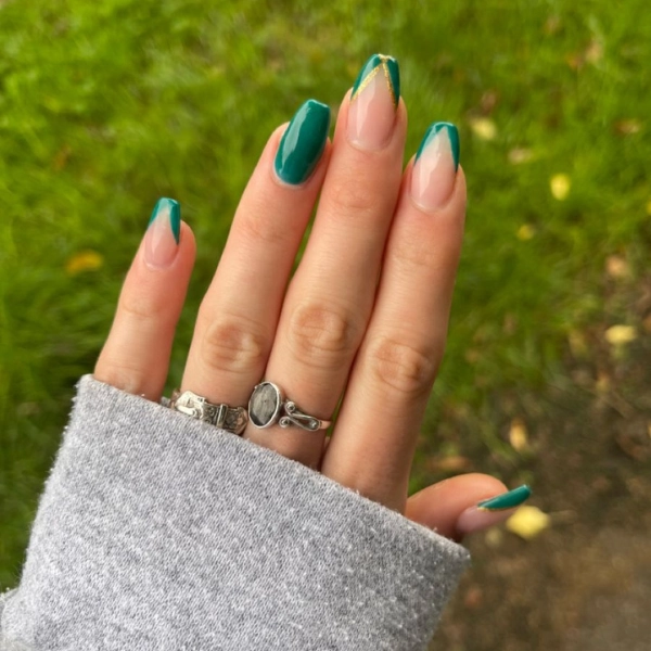 Autumn-Fall-Nail-Forest-Green