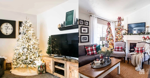 Christmas-Living-Room-Decor-Ideas-for-TV-Area