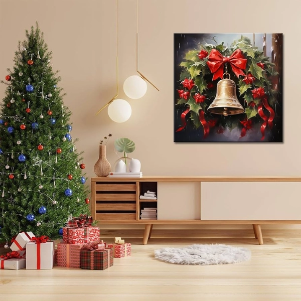 Christmas-decorations-Living-room-Holiday-Wall-Art