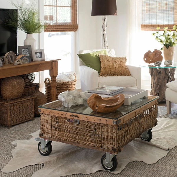 Cozy-Coffee-Table-Small-Living-Rooms-Rustic-Reclaimed