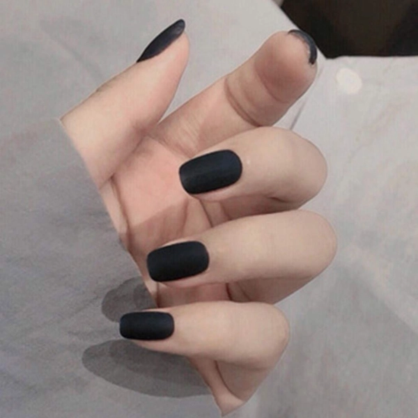 Dope-Nail-Short-Black-Matte