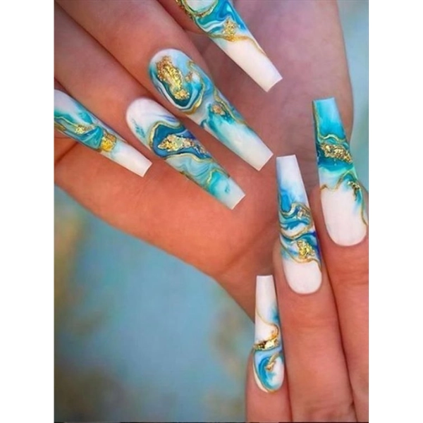 Dope-Nail-Swag-Style-Marble-Effect