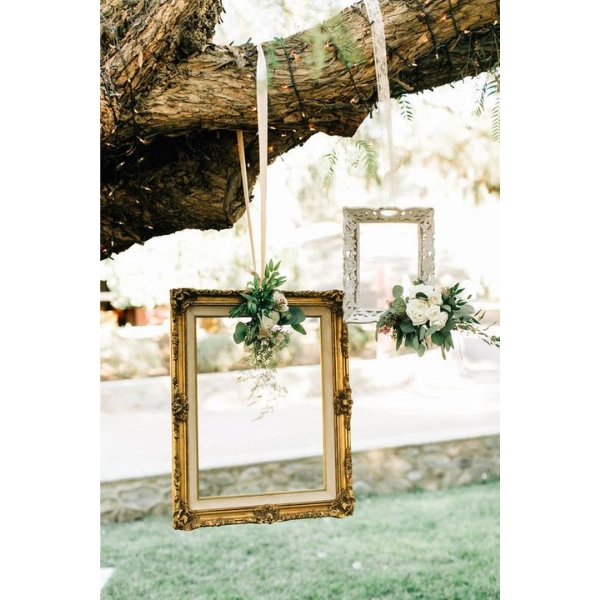 Fairy-Forest-Wedding-Ceremony-Decor-Antique-Mirrors