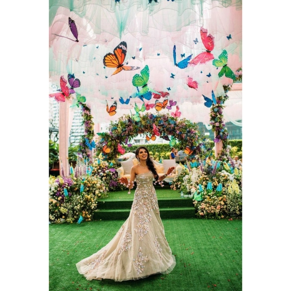 Fairy-Forest-Wedding-Ceremony-Decor-Butterfly-Accents