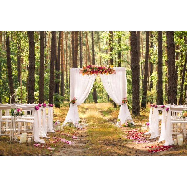 Fairy-Forest-Wedding-Ceremony-Decor-Ethereal-Drapes