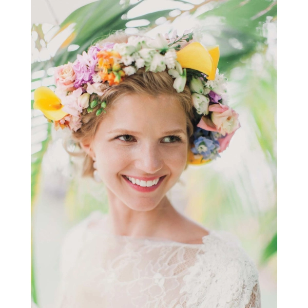 Fairy-Forest-Wedding-Ceremony-Decor-Flower-Crowns