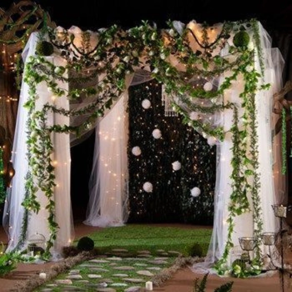 Fairy-Forest-Wedding-Ceremony-Decor-Secret-Garden-Gates