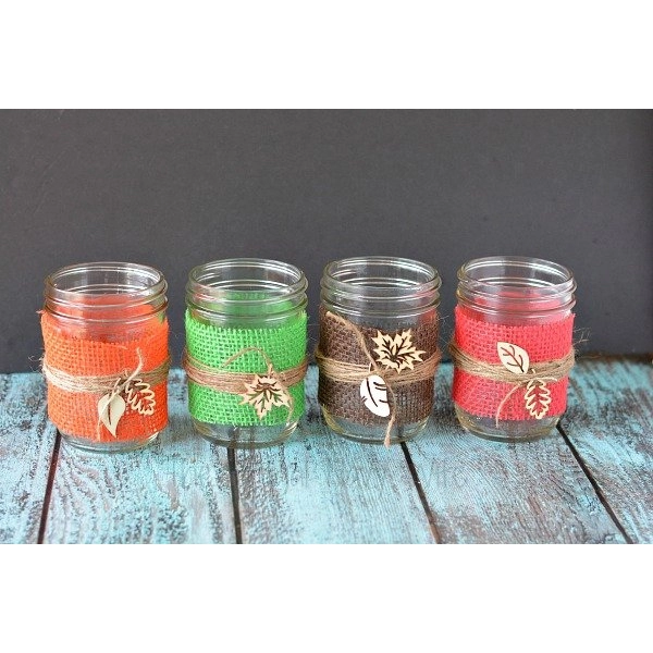 Fall-Decor-Dollar-Tree-Burlap-and-Lace-Wrapped-Jars