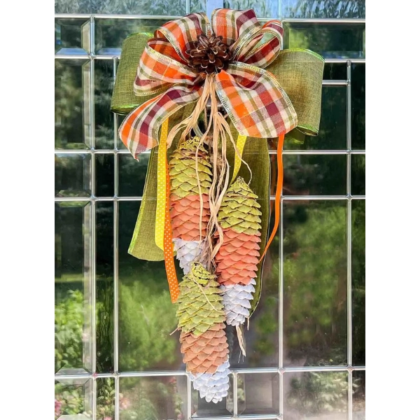 Fall-Decor-Dollar-Tree-Painted-Pinecones