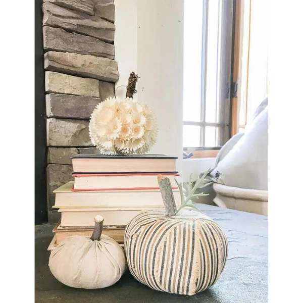 Fall-Decor-Dollar-Tree-Striped-Pumpkins