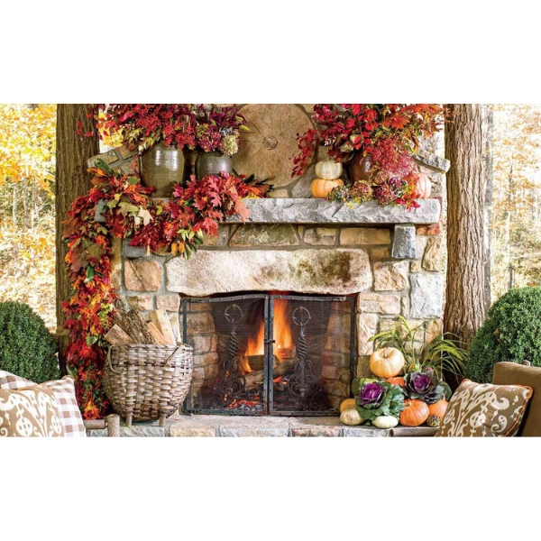 Fall-Decor-Ideas-for-Home-Fireplace-Mantel-Decor