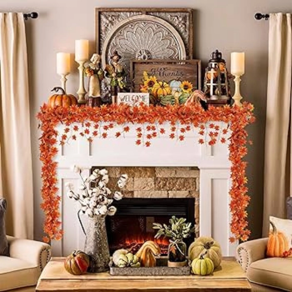 Fall-Decor-Ideas-for-Home-Leaf-Garlands