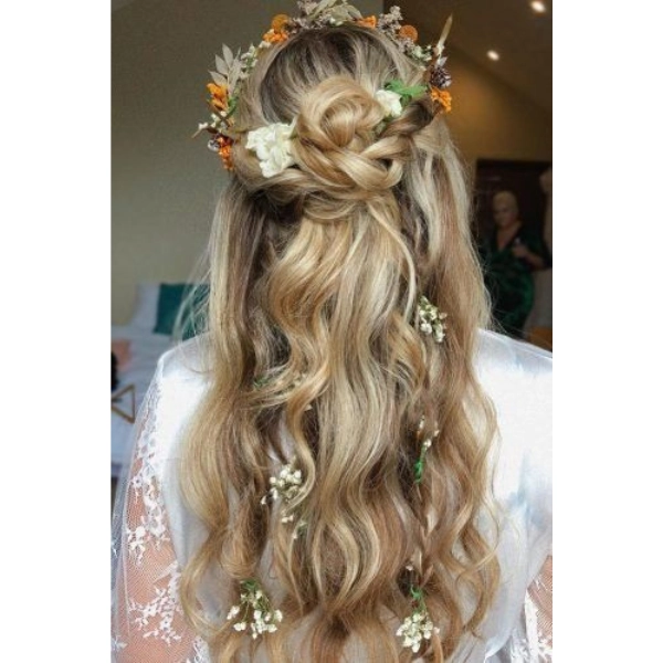 Forest-Fairy-Wedding-Hair-Curly-Updo