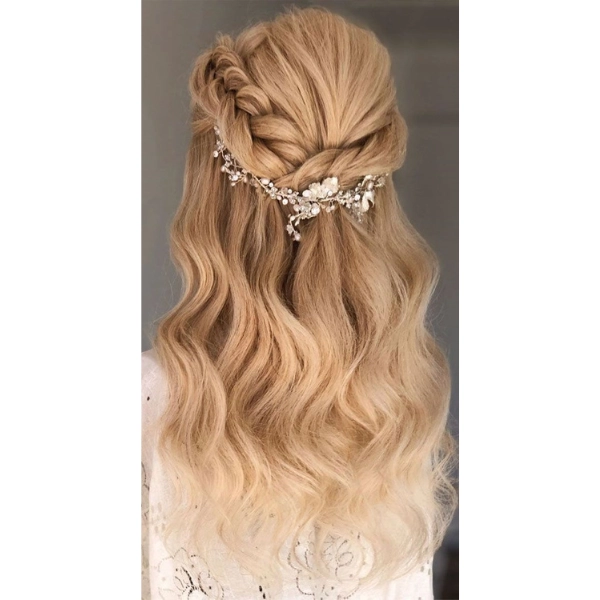 Forest-Fairy-Wedding-Hair-Twisted-Half-Up