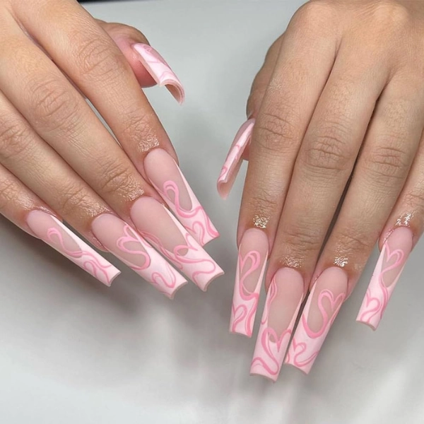 French-Tip-Square-Long-Nail-Minimalist-French-Tips