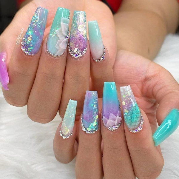 Long-Coffin-Summer-Nails-Mermaid